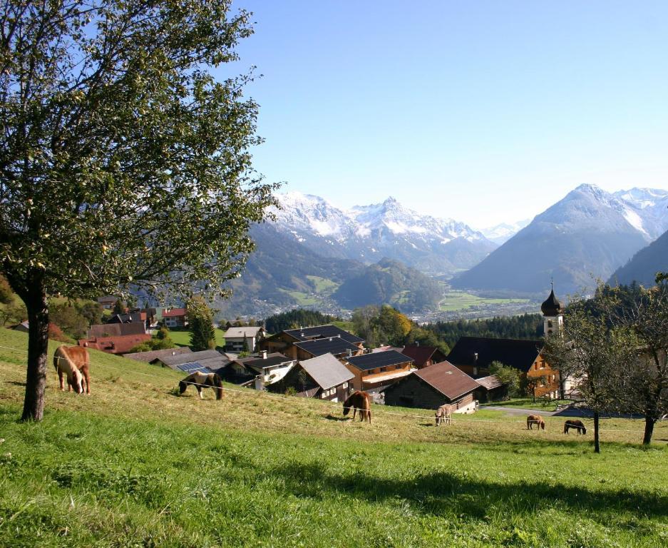 Hotel Gasthaus Schaefle Bürserberg Kültér fotó